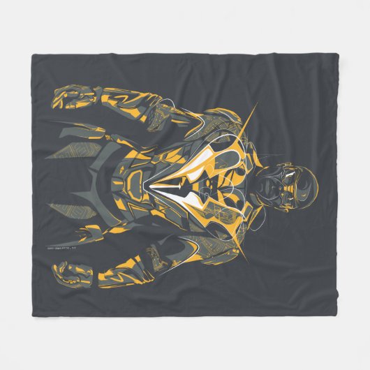 Couverture Polaire Illustration Black Lightning (Devant (Horizontal))