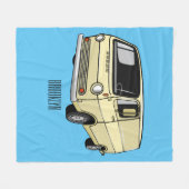 Couverture Polaire Illustration classique de van (Devant (Horizontal))