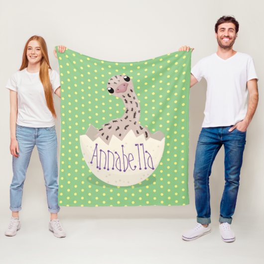 Couverture Polaire Illustration d'autruche pour bébé à couver mignon (En situation)