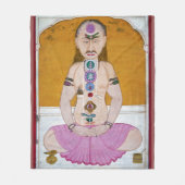 Couverture Polaire Illustration de Chakra Yoga pour la méditation (Devant)