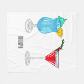 Couverture Polaire Illustration de cocktail (Devant (Horizontal))