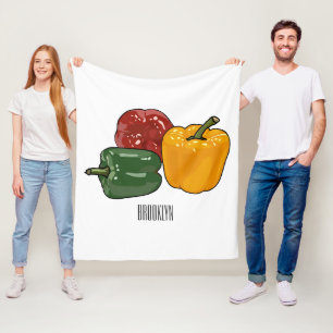 Couverture Polaire Illustration de dessin de Capsicum