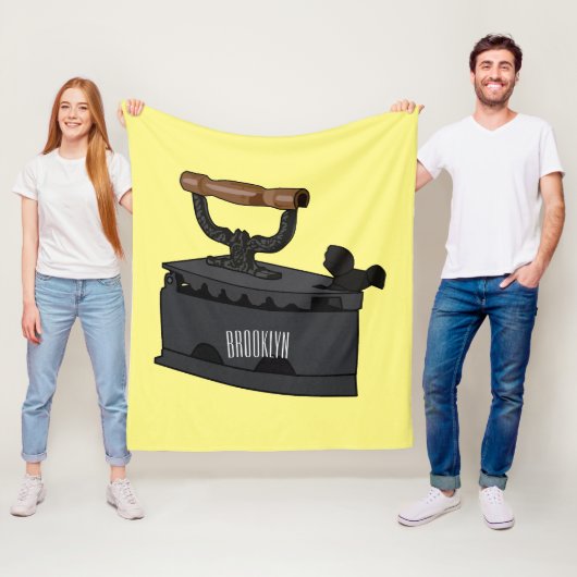 Couverture Polaire Illustration de dessin en fer de Charbon (En situation)