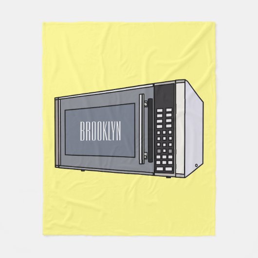 Couverture Polaire Illustration de dessin sur micro-ondes (Devant)