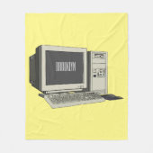 Couverture Polaire Illustration de dessin sur ordinateur (Devant)