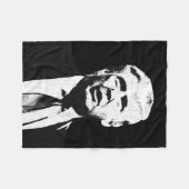 Couverture Polaire Illustration de Donald Trump (Devant (Horizontal))