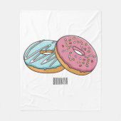 Couverture Polaire Illustration de Donut (Devant)