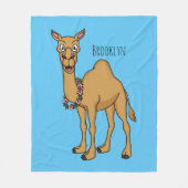 Couverture Polaire Illustration de dromadaire (Devant)