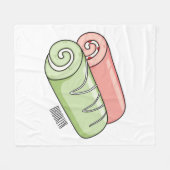 Couverture Polaire Illustration de gâteau suisse roll / roll (Devant (Horizontal))