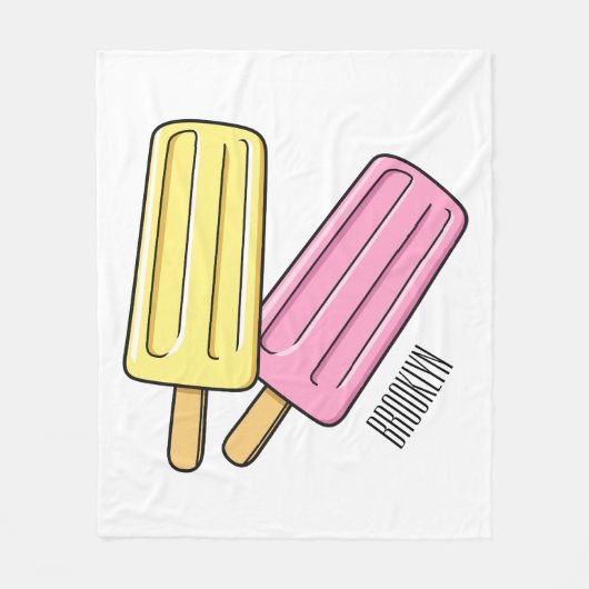 Couverture Polaire Illustration de Ice pop (Devant)
