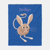 Couverture Polaire Illustration de jerboa aux longues oreilles (Devant)