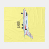 Couverture Polaire Illustration de jet privé (Devant (Horizontal))
