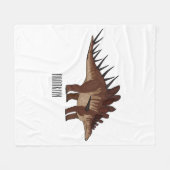 Couverture Polaire Illustration de Kentrosaurus (Devant (Horizontal))
