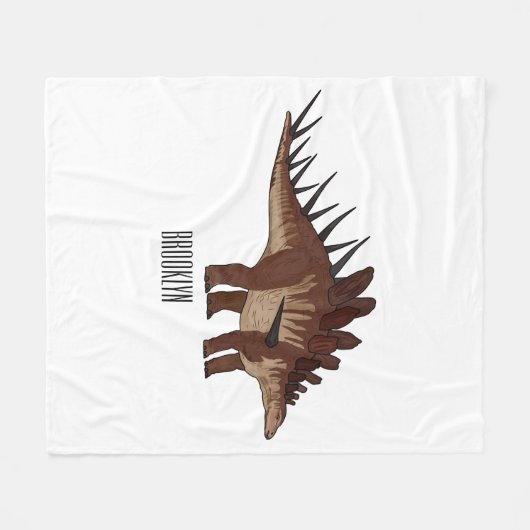 Couverture Polaire Illustration de Kentrosaurus (Devant (Horizontal))