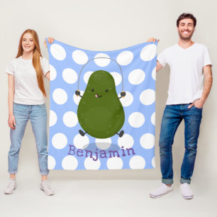 Couverture Polaire Illustration de la corde à sauter à l'avocat migno