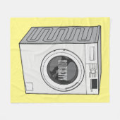 Couverture Polaire Illustration de la machine à laver (Devant (Horizontal))