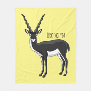 Couverture Polaire Illustration de l'antilope Blackbuck