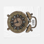 Couverture Polaire Illustration de l'horloge d'alarme (Devant (Horizontal))