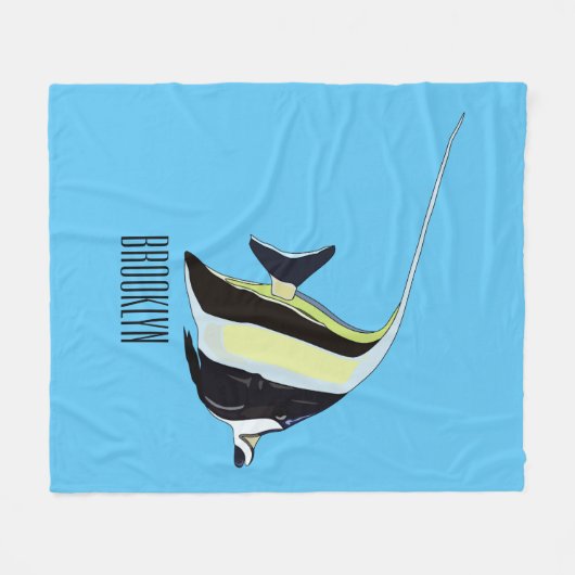 Couverture Polaire Illustration de l'idole mauresque (Devant (Horizontal))