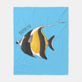 Couverture Polaire Illustration de l'idole mauresque (Devant)