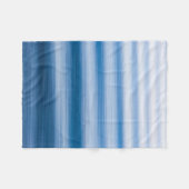 Couverture Polaire Illustration de l'ondulation de l'eau (Devant (Horizontal))