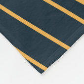 Couverture Polaire Illustration de lune de soleil stylisée, mer sombr (Coin)