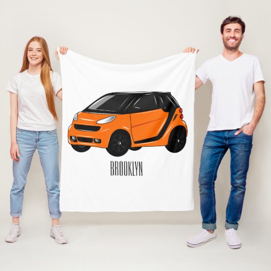 Couverture Polaire Illustration de micro-voiture (En situation)