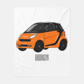 Couverture Polaire Illustration de micro-voiture (Devant)