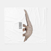 Couverture Polaire Illustration de Pangolin (Devant (Horizontal))