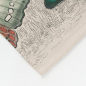 Couverture Polaire Illustration de papillon antique : 1820 Orfèvre (Coin)