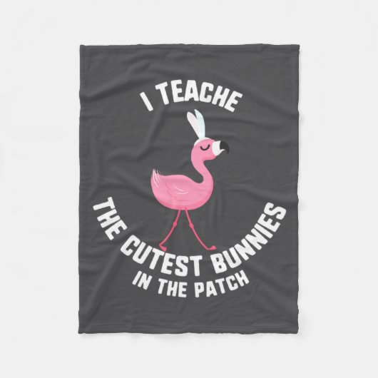 Couverture Polaire Illustration de patch de lapins les plus mignons d (Devant)