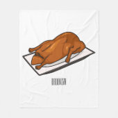 Couverture Polaire Illustration de Peking duck (Devant)