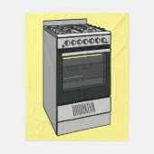 Couverture Polaire Illustration de poêle électrique (Devant)