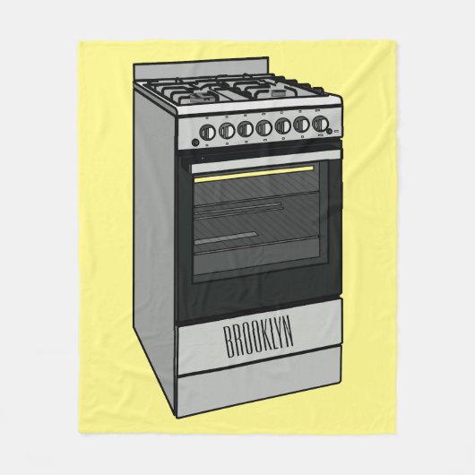 Couverture Polaire Illustration de poêle électrique (Devant)