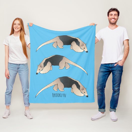Couverture Polaire Illustration de Tamandua (En situation)