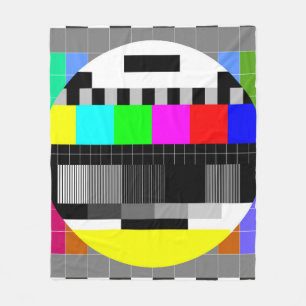 Couverture Polaire illustration de tv pas de signal de retour dans le