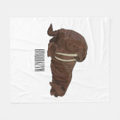 Couverture Polaire Illustration de Walrus (Devant (Horizontal))