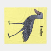 Couverture Polaire Illustration d'oiseau de cordonnier (Devant (Horizontal))