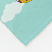 Couverture Polaire Illustration d'oiseau personnalisée pour enfants (Coin)