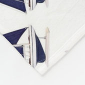 Couverture Polaire Illustration du bateau nautique Vintage (Coin)