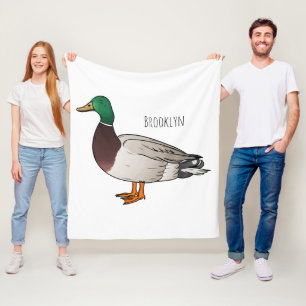 Couverture Polaire Illustration du canard de Majard