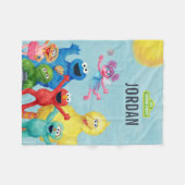 Couverture Polaire Illustration du caractère de rue Sésame (Devant (Horizontal))