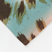 Couverture Polaire Illustration du motif léopard, poster de animal (Coin)