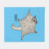 Couverture Polaire Illustration du planeur à sucre (Devant (Horizontal))