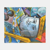 Couverture Polaire Illustration du stock King Holding Sword (Devant (Horizontal))