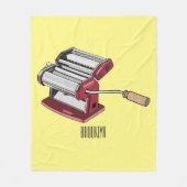 Couverture Polaire Illustration d'un fabricant de pâtes alimentaires (Devant)