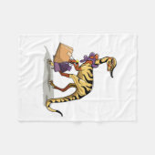 Couverture Polaire Illustration D'Un Iguanodon Avec Sacs Commerciaux. (Devant (Horizontal))