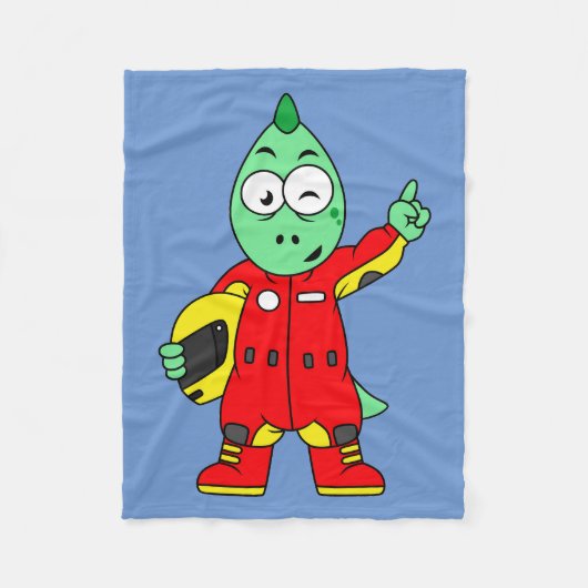 Couverture Polaire Illustration D'Un Pilote De Voiture De Course Allo (Devant)