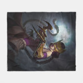 Couverture Polaire Illustration d'une crise infinie, gaslight Catwoma (Devant (Horizontal))