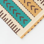 Couverture Polaire Illustration ethnique vintage tribale (Coin)